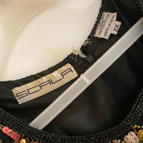 Sequin Evening Gown-Plus Size 2x - Picture 4 of 5